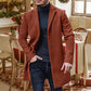Versatile and Cozy Tweed Coat for Men