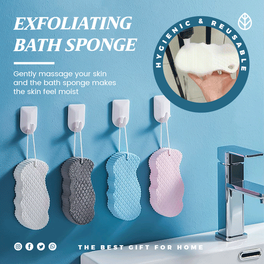🧽✨ Super soft exfoliating bath sponge: soft and gentle on the skin