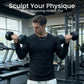 Men's Mesh Long-Sleeve Workout Shirt