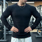 Men's Mesh Long-Sleeve Workout Shirt