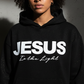 Chic Sparkling Sequins JESUS Is the Light Hoodie