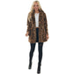 Women's Casual Loose Plush Leopard Coat