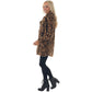 Women's Casual Loose Plush Leopard Coat