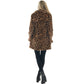Women's Casual Loose Plush Leopard Coat