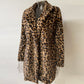 Women's Casual Loose Plush Leopard Coat