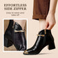 Square Toe Ankle Boots for Women