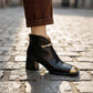 Square Toe Ankle Boots for Women