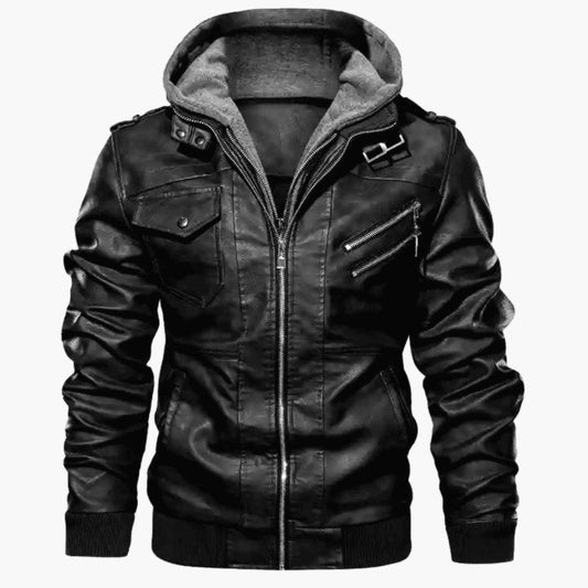 Men's Zipper Hooded Jacket