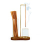 🥳2026 HOT SALE🥳💞49% OFF!✨ 💝2 in 1 Incense & Candle Holder Natural Wood Base Aromatherapy Diffuser