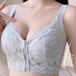 Women's Comfortable Front Closure Lace  Posture Support Bra