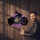 Retro Motorcycle Vinyl Record Wall Clock