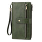 Women's Retro Style RFID Blocking Tri-fold Wallet