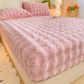 Plush Thickened Fitted Sheet