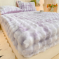 Plush Thickened Fitted Sheet