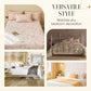 📢📢40%  OFF !! ⏰3-Piece Cutwork Tufted Bedding Set