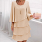 💃LAST DAY SAEL 40% OFF!!✨Women's Tiered Ruffle Dress with Flared Sleeves