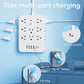 💎 50% OFF! 💎 20-in-1 Power Strip with Overload Protection – 14 AC + 4 USB + 2 Type-C, Wall-Mountable & Space-Saving 🔌⚡