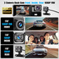 🚗🎥Dash Cam 3 Cameras 1080P HD – Front + Interior + Rear with Reverse 🔥