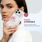 ✨🎀Clear Magnetic Phone Case with Bowknot Pattern📱