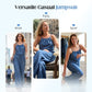 👗 LIMITED-TIME 50% OFF! ✨ Women's Sleeveless Jumpsuit – Drawstring Waist, Wide Leg, Breathable ☀️