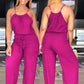 👗 LIMITED-TIME 50% OFF! ✨ Women's Sleeveless Jumpsuit – Drawstring Waist, Wide Leg, Breathable ☀️