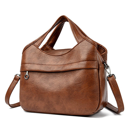 Women's Soft Faux Leather Crossbody Handbag