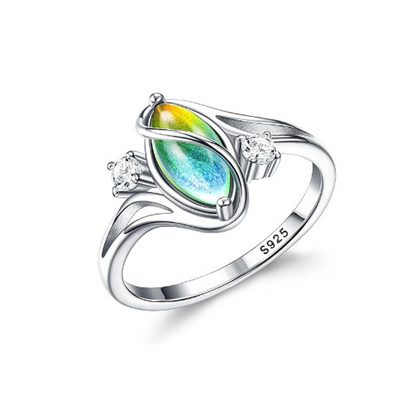 🎉 LIMITED TIME 50% OFF! 💍 Geometric Oval Ring with Zirconia Accents – Moonstone Center, Sparkling Details & Versatile Elegance ✨