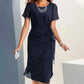 🔥Valentine's Day Sale-50% Off✨Elegant Fashion Solid Color Dress
