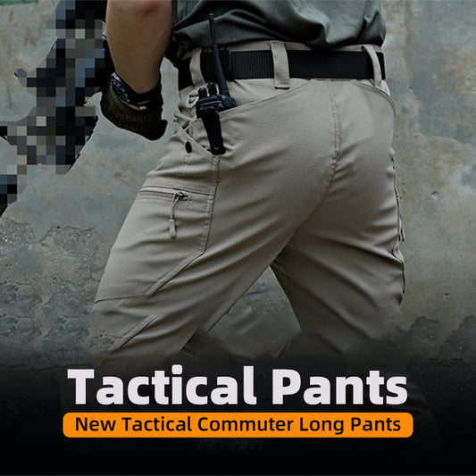 👖 LIMITED-TIME 50% OFF! 💥 Waterproof Multi-pocket Tactical Commuter Pants – Durable, Functional, All-Weather Ready ✨