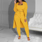 💎 50% OFF! 💎 Casual 3-Piece Knit Set – Cropped Top, Long Cardigan & Fitted Pants | Soft, Stretchy & On-Trend 🧶
