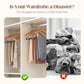 360° Swivel Multi-Hook Wardrobe Organizer