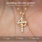 💎 60% OFF! 💎 Dainty Petal Chain Necklace with Initial Charm – Adjustable, Sparkling & Faith-Inspired Design ✨📿