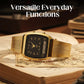 Retro Style Square Face Multifunction Watch