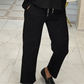 Women's Sparkle V-Neck Top and Drawstring Pants Set
