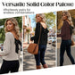 Women's V-Neck Sweater with Elegant Back Bow Tie