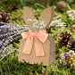 24-Pack Easter Bunny Paper Gift Bags with Ribbons