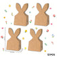 24-Pack Easter Bunny Paper Gift Bags with Ribbons