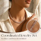 Adjustable Rhinestone Leaf Link Necklace & Bracelet Set