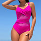 Women's Sexy Mesh One Piece Swimsuit