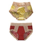 Retro Lace & Satin Panties with Silk Crotch