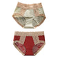 Retro Lace & Satin Panties with Silk Crotch