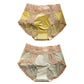 Retro Lace & Satin Panties with Silk Crotch