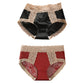 Retro Lace & Satin Panties with Silk Crotch