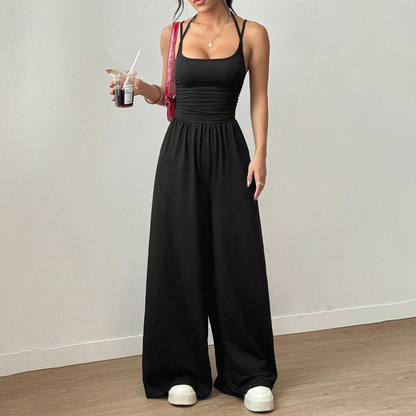 🔥2026 New Arrival - 49% OFF🔥Women's Casual Spaghetti Strap Jumpsuit