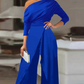 Women's Elegant One-Shoulder Jumpsuit