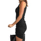 👗 50% OFF NOW! 🔥 Women's Sleeveless Round-Neck Ruched Short Dress – Body-Hugging Fit, Waist-Covering & Versatile Style ✨