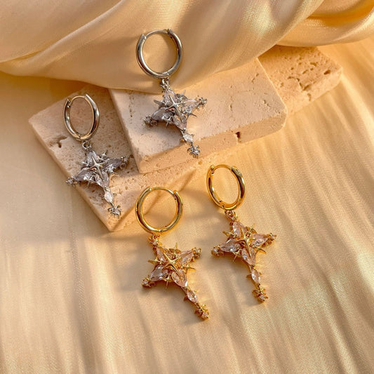 💎 50% OFF! 💎 Sparkling Cross Pendant Earrings & Necklace Set – Hypoallergenic, Zircon-Inlaid & Faith-Inspired Elegance ✨🕊️