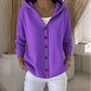 💎 40% OFF! 💎 Women's Hooded Button-Up Knit Cardigan – Relaxed Fit, Soft Polyester & 10 Stylish Colors 🧥🌈