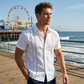 👔 50% OFF NOW! 🌴 Men's Breathable Quick-Dry Button-Down Shirt – Structured Fit & Versatile Summer Style 👖