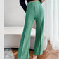 Crepe Pleated Pants